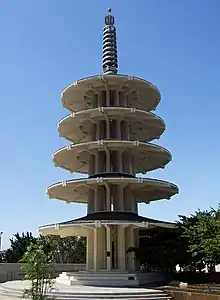 The five-tiered Peace Pagoda Japantown, San Francisco