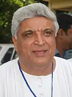 Photographic portrait of Javed Akhtar