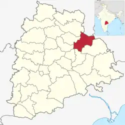 Location in Telangana