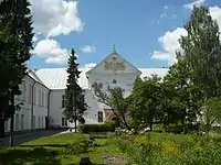 Jazłowiec former convent courtyard