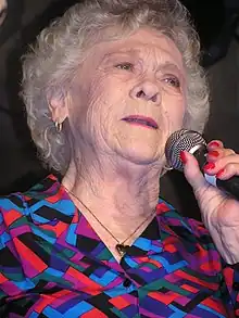 This is a photograph of country music singer Jean Shepard in the year 2006.