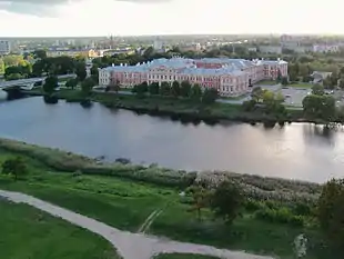 Jelgava Palace, the main residence of Duke von Biron