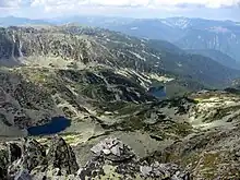 Glacial lakes in the Retezat Mountains