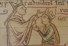 Sketch of Henry's second coronation