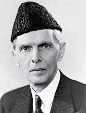 Muhammad Ali Jinnah (1876–1948) served as Pakistan's first Governor-General and the leader of the Pakistan Movement