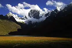 Jirishanca and Rondoy mountains