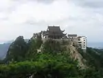 Higher Daxiong Baodian, located on Greater Tiantai peak