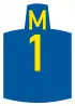 Metropolitan route M1 shield