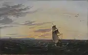 A Seascape. The Coast of the Island of Rügen in Evening Light (1818)