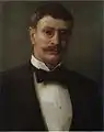 Johan Krouthén wearing a bow tie.