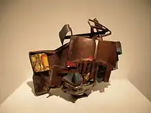 John Chamberlain, S, 1959, in the Hirshhorn Museum and Sculpture Garden