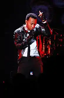 John Legend singing live in Pennsylvania