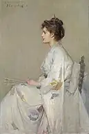 John Longstaff, Lady in Grey, 1890