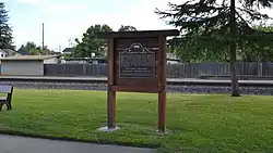 Johnson's Ranch plaque