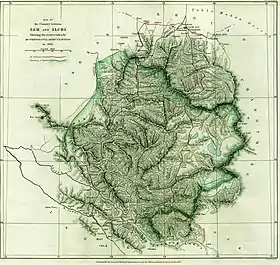 Map including ILCHÍ (1865)