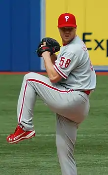 Jonathan Papelbon winding up to pitch