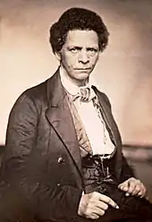 Portrait of Joseph Jenkins Roberts, the first and seventh president of Liberia.