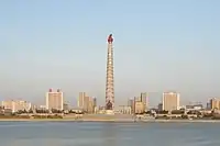 Juche Tower Monument to the philosophy of Juche (self-reliance)