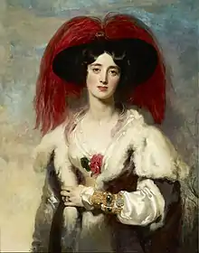 Thomas Lawrence, Portrait of Julia, Lady Peel,  1827