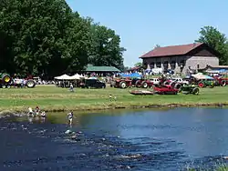 Fourth of July, with the Jump River town hall at back right.