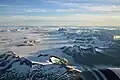 Juneau Icefield showing Devils Paw and Nelles Peak