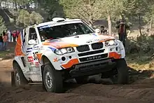 The X-Raid BMW X3 at Paris-Dakar Rally