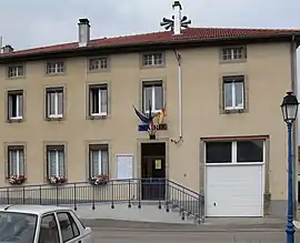 The town hall in Juvaincourt