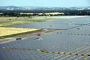 The Waldpolenz Solar Park uses thin-film CdTe-modules.