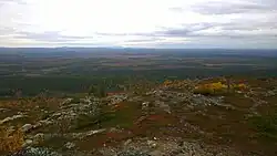 View from the top of Kätkätunturi