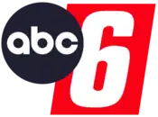 The ABC logo, a black disk with the lowercase letters a b c, overlapping a red parallelogram containing a slanted, sans serif 6