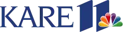 The letters K A R E next to a stylized 11 with the NBC peacock superimpozed in the lower right.