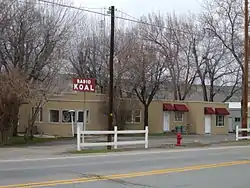 KOAL Radio studio in Carbonville