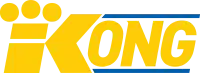 A large, gold K with a crown element in the upper left, same as in the KING-TV logo, plus the smaller letters O N G in yellow with blue lines top and bottom.