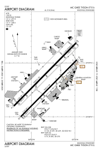 FAA airport diagram as of May 2023