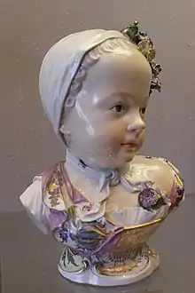 Portrait bust of Princess Marie Zéphyrine, d. 1755