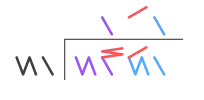 Simple long division 30,561103,G8120÷÷÷61103120===501101512030,56110 ÷ 6110 = 501103,G8120 ÷ 3120 = 15120 ÷  =   The divisor  (black) goes into the first two digits of the dividend (purple) one time, for a one in the quotient (purple). It fits into the next two digits (red) once if rotated, so the next digit in the quotient (red) is a one rotated (a five). The last two digits are matched once for a final one in the quotient (blue).