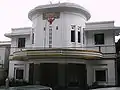 Concordia cinema decorated with the traditional kala head motif on its facade.