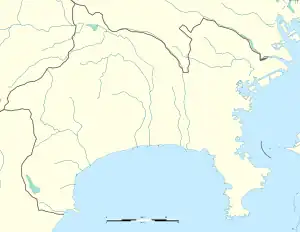 Sarushima is located in Kanagawa Prefecture