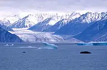 Kaparoqtalik Glacier in the southern Byam Martin Mountains