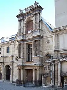 Frontispiece for the corps-de-logis, now at the École des Beaux-Arts in Paris