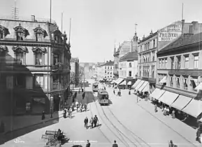 Karl Johans gate in the 1890s