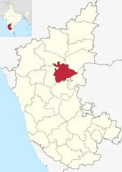 Location in Karnataka