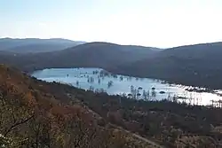 Lake Doberdò, actually a karst sinkhole.