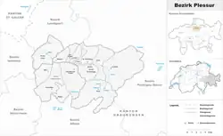 Location of Plessur District