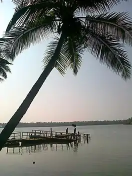 Boat jetty at Kavvayi