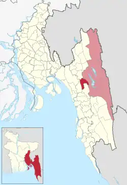 Location of Kawkhali