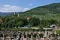 Cemetery and vineyards