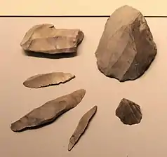 Kebaran culture microliths, 22,000-18,000 BP