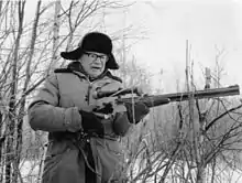 Finland's president Urho Kekkonen visit Zavidovo, Russia in 1965