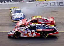 Wallace in the No. 22 Busch car at Bristol in 2006